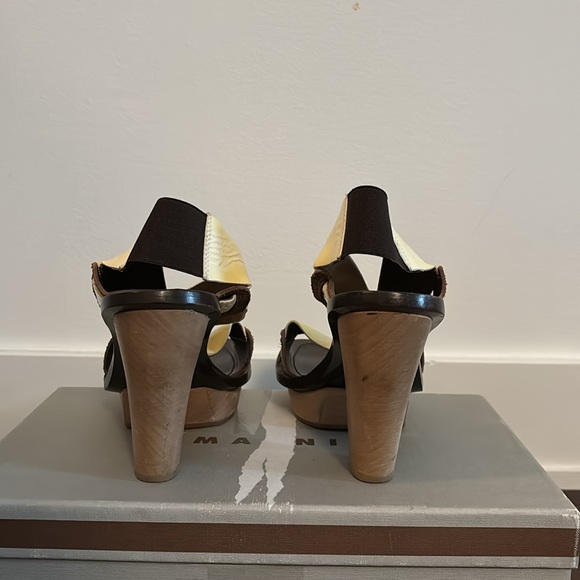 MARNI Patent Leather Sandals 38.5 - Picture 3 of 6